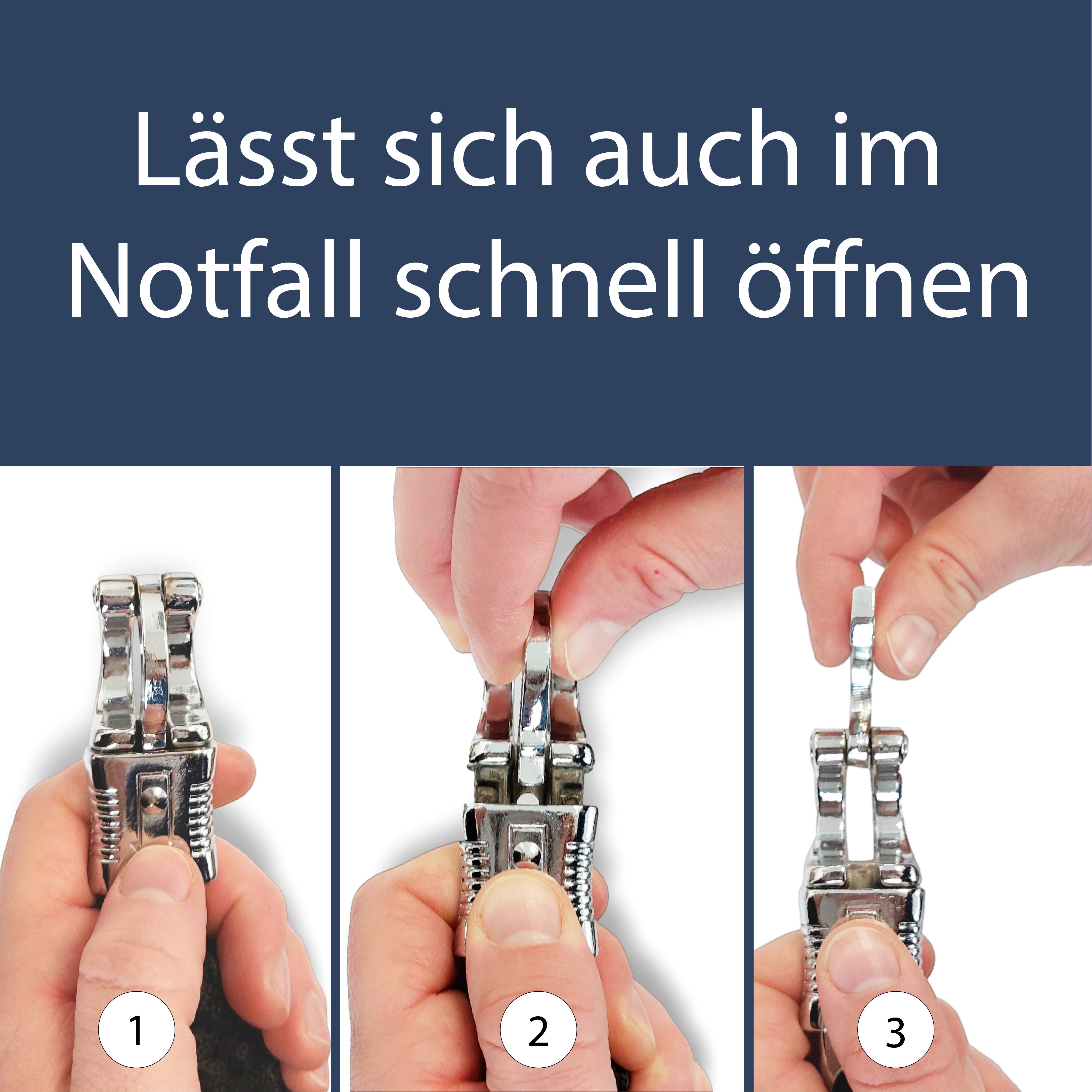 Führstrick mit Panikhaken für Pferde, Länge 2m